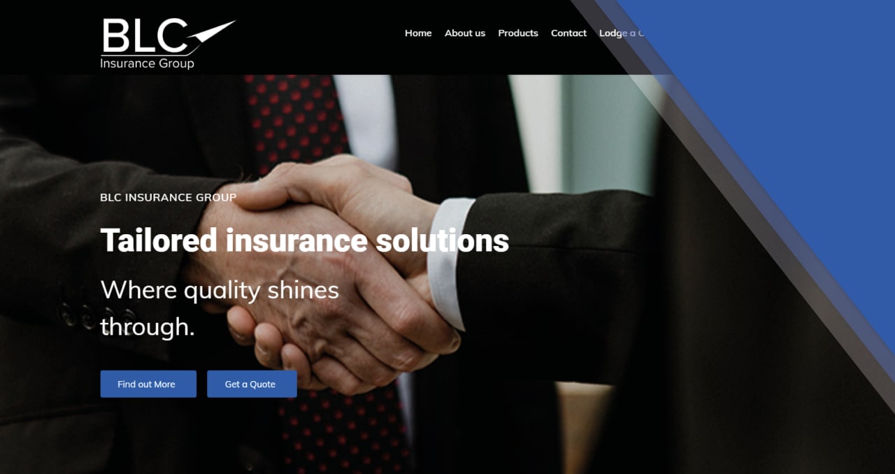 Sanctuary Labs website design BLC Insurance Group